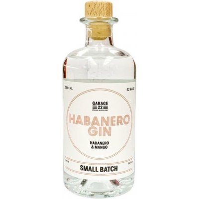 Garage 22 Gin Habanero a mango 42% 0,5 l (holá láhev)