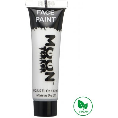 Halloween na obličej Děsivá bílá – Zboží Dáma