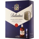 Ballantine’s 40% 0,7 l (dárkové balení 2 sklenice) – Hledejceny.cz