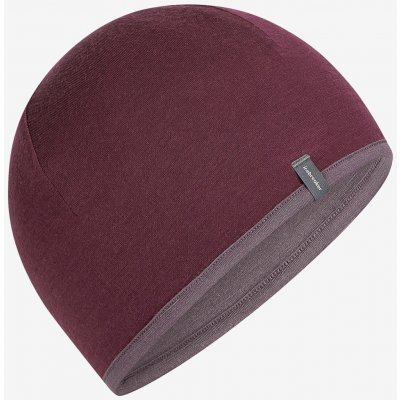 Icebreaker Čepice 200 Oasis Reversible Beanie dk berry/grey plum – Hledejceny.cz