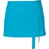 Zástěra Link Kitchen Wear Krátká barmanská zástěra se třEma předníma kapsama Turquoise ca. Pantone 312 X983