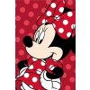 Dětská deka JERRY FABRICS Deka mikroflanel Minnie Red