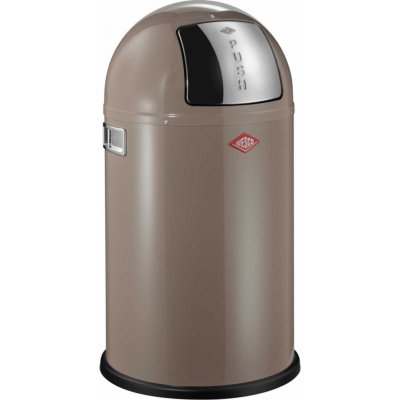 Wesco Pushboy 50 l taupe odpadkový koš z nerezové oceli – Zboží Mobilmania