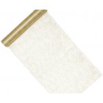 PartyDeco.pl Pavučinová organza ZLATÁ, šířka 36 cm, návin 9 m – Hledejceny.cz