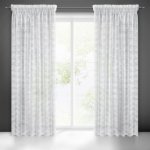 EUROFIRANY ZÁCLONA NA PÁSCE ASTERA 140X270 CM BÍLÁ – Hledejceny.cz