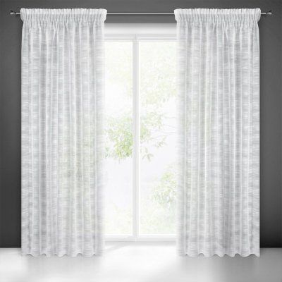 EUROFIRANY ZÁCLONA NA PÁSCE ASTERA 140X270 CM BÍLÁ – Hledejceny.cz