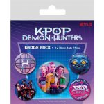 Pyramid International Sada placek KPop Demon Hunters (5 ks) – Sleviste.cz
