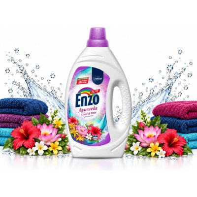 Enzo prací gel 6v1 Elite Color & Dark Ayurveda 4 l 100 PD – Hledejceny.cz
