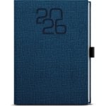 Baloušek Tisk Oskar Fabric A5 týdenní 2026 modrý – Hledejceny.cz
