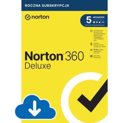 Norton 360 Deluxe 5 lic. 3 roky (21441569) – Sleviste.cz