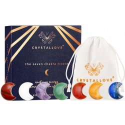 Crystallove Energy Crystals The Seven Chakra Moons masážní pomůcka 7 ks