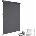 tectake 406136 svislá markýza eloise se 2 nástěnnými držáky - 120 x 250 cm,tmavě šedá – Sleviste.cz