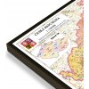 Nástěnné mapy Excart Maps ČR - nástěnná mapa PSČ 200 x 140 cm Varianta: magnetická mapa, Provedení: černý rám