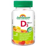 Jamieson Vitamin D3 Gummies 60 žvýkacích tablet – Hledejceny.cz
