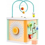 Derrson dřevěná motorická kostka pastelová 5v1 – Sleviste.cz