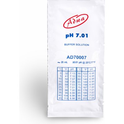 ADWA pH 7,01 kalibrační roztok 20 ml – Zbozi.Blesk.cz