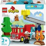LEGO® DUPLO 10473 Hasičské auto s hadicí a hasičem – Zboží Živě
