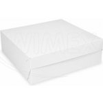 WIMEX s.r.o. WIMEX s.r.o. Krabice na dort (PAP) bílá 18 x 18 x 9 cm [50 ks] – Zboží Dáma