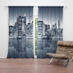 Sablio Závěs Noční New York: 2ks 140x250cm – Hledejceny.cz
