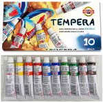 Koh-i-noor Temperové barvy 10 barev 16ml – Zboží Dáma Koh-i-noor Temperové barvy 10 barev 16ml – Zboží Dáma