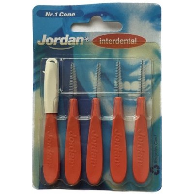 Jordan Interdental Nr. 1 Cone mezizubní kartáčky 2-5 mm 5 ks – Sleviste.cz