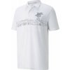 Pánské sportovní tričko Puma Cloudspun Oasis Golf Polo Bright White/navy Blazer