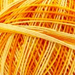 Háčkovací příze Sněhurka ombré 12152 - oranžová žlutá – Zboží Mobilmania