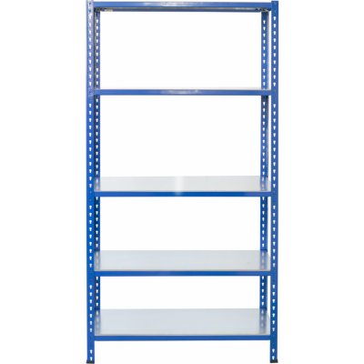 Majster Regál 200 x 60 x 30 cm L profil 5 polic zinek modrá – Sleviste.cz