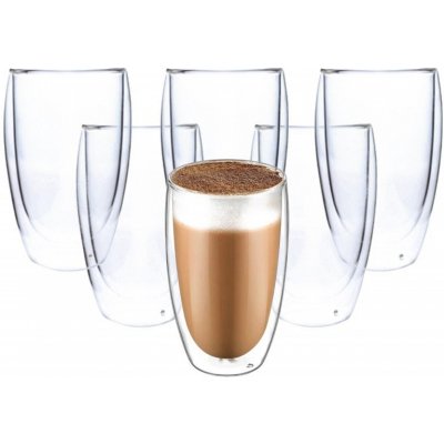 eCa Sklenice na Cafe Latte 6 x 450 ml – Zbozi.Blesk.cz