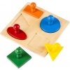 Montessori smyslová pomůcka Montessori puzzle geometrické tvary