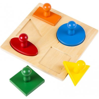 Montessori puzzle geometrické tvary – Zboží Mobilmania