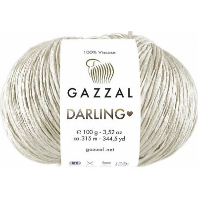 Gazzal Příze Darling 561 slonová kost – Zbozi.Blesk.cz