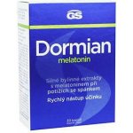 GS Dormian GS Dormian melatonin 30 kapslí – Hledejceny.cz