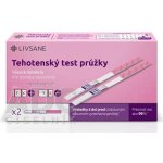 Livsane Test těhotenský včasný proužky 2 ks – Hledejceny.cz