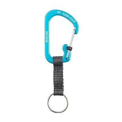 Přívěsek na klíče SlideLock Key Ring Aluminum, Nite Ize, modrá – Zboží Dáma