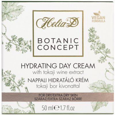 Helia D Botanic Concept Denní hydratační krém s tokajským vinným extraktem 50 ml