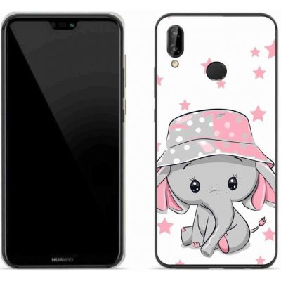 Pouzdro mmCase Gelové Huawei P20 Lite - růžový slon – Zboží Mobilmania