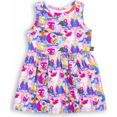 Wouki dívčí šaty Kagero Small pink – Zboží Dáma