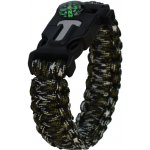 GT-550 Paracord náramek 5v1 Camo zelená – Zboží Dáma