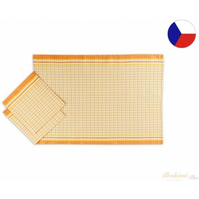 Sleep-well Malá kostka 50x70 cm 3ks oranžová – Zboží Dáma