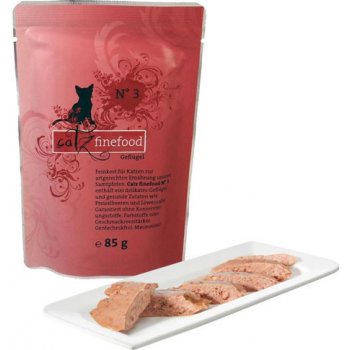 Petnature Catz Finefood 3 drůbeží 85 g