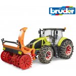 Bruder 3017 Traktor Claas Axion 950 set se sněžnou frézou a řetězy plast 1:16 – Zbozi.Blesk.cz