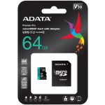 ADATA MicroSDXC 64 GB AUSDX64GUI3V30SA2-RA1 – Hledejceny.cz