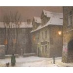 Obrazy - Schikaneder, Jakub: Maltézské náměstí v mlze - reprodukce obrazu – Zboží Mobilmania