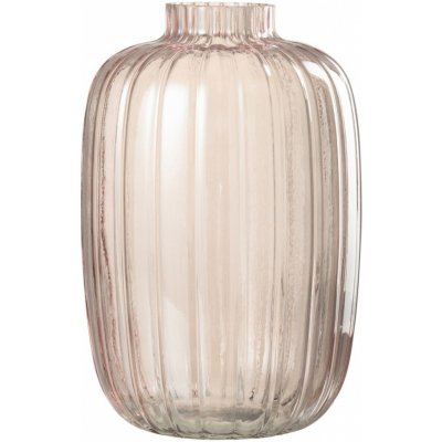 Růžová skleněná váza s úzkým hrdlem Junna L - Ø 20*30 cm - J-Line by Jolipa – Hledejceny.cz