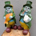 Prodex Import Vodník figura zahradní 31 x 15 cm – Zboží Dáma