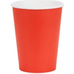 PartyDeco Papírové kelímky červené 250 ml – Sleviste.cz