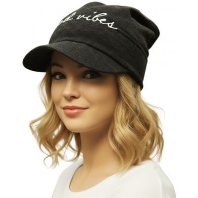 Rockino dětská podzimní/jarní čepice s kšiltem tm.šedá – Zboží Dáma