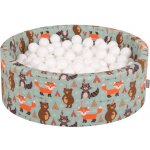 Divio suchý bazén 90x30 cm + 200 míčků vzor 204 – Sleviste.cz