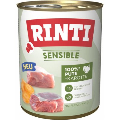 Rinti Sensible krůta & mrkev 6 x 800 g – Hledejceny.cz